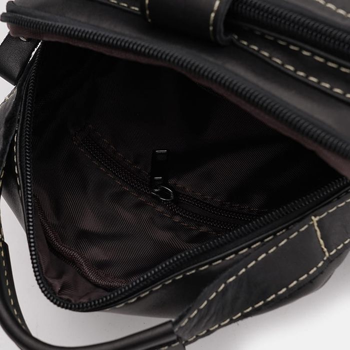 Мужская кожаная сумка Keizer K1336bl-black купить недорого в Ты Купи