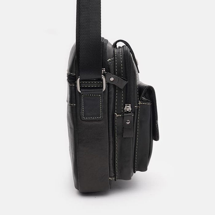 Чоловічі шкіряні сумки Keizer K1336bl-black купити недорого в Ти Купи
