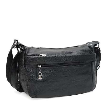 Жіноча шкіряна сумка Keizer K1024bl-black купити недорого в Ти Купи