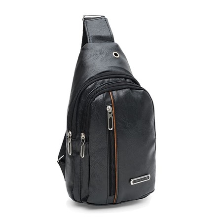 Мужской рюкзак через плечо Monsen C1925bl-black купить недорого в Ты Купи