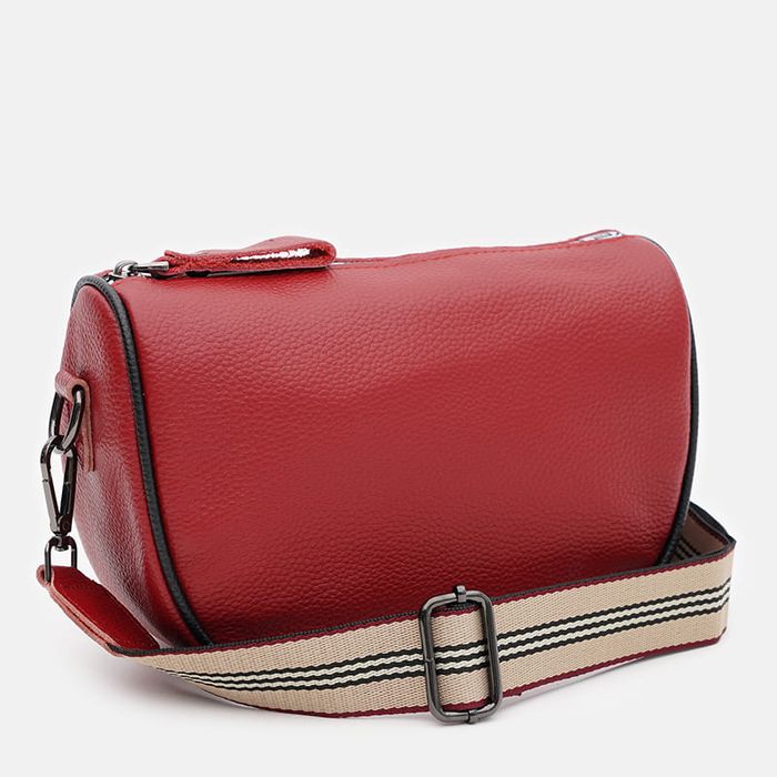 Женская кожаная сумка Borsa Leather K18569bo-bordo купить недорого в Ты Купи