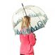 Механический женский прозрачный зонт-трость FULTON BIRDCAGE-2 L042 - LONDON ICONS