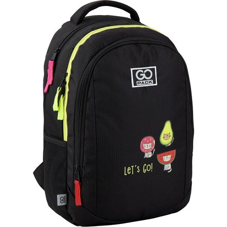 Подростковый рюкзак GoPack Education для девочек 21 л чёрный Bright cats (GO20-133M-1) купить недорого в Ты Купи