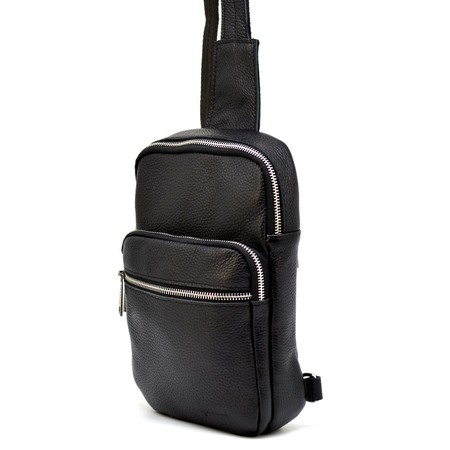 Кожаная черная сумка-рюкзак TARWA fa-0904-4lx купить недорого в Ты Купи