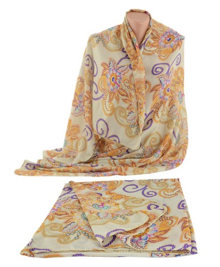 Женский бежевый платок TRAUM 2495-84 купить недорого в Ты Купи
