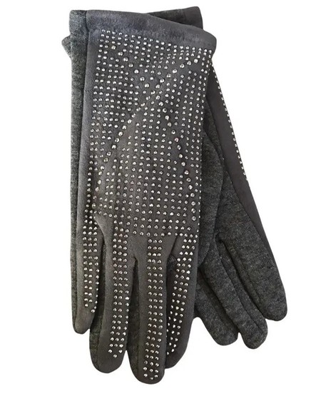 Женские стрейчевые перчатки чёрные 200s2 M купить недорого в Ты Купи