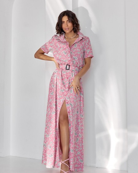 Платье ISSA PLUS 14597 M розовый купить недорого в Ты Купи