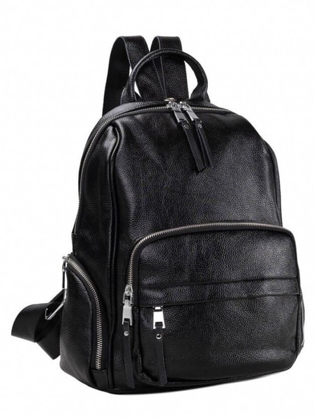 Женский кожаный рюкзак Olivia Leather nwbp27-7729a-bp Черный купить недорого в Ты Купи