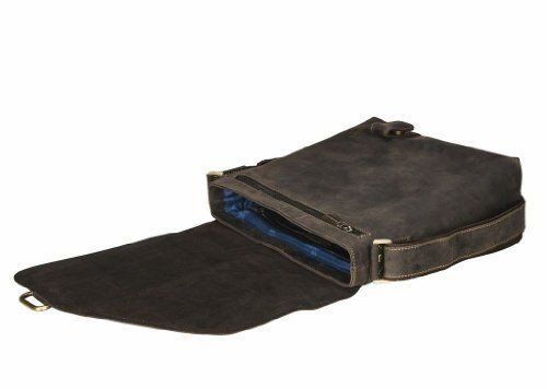 Мужская кожаная сумка-планшет на плечо Visconti ASPIN 16071 OIL BRN коричневая купить недорого в Ты Купи