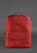 Женский кожаный рюкзак BlankNote Cooper красный- BN-BAG-19-RED