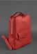 Женский кожаный рюкзак BlankNote Cooper красный- BN-BAG-19-RED