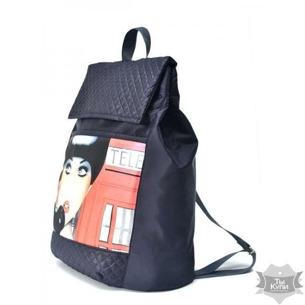 Стьобаний синій рюкзак EPISODE MODENA E16S083.16 купити недорого в Ти Купи
