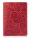 Обкладинка для паспорта зі шкіри HiArt PC-02 Shabby Red Berry Buta Art Червоний купити недорого в Ти Купи