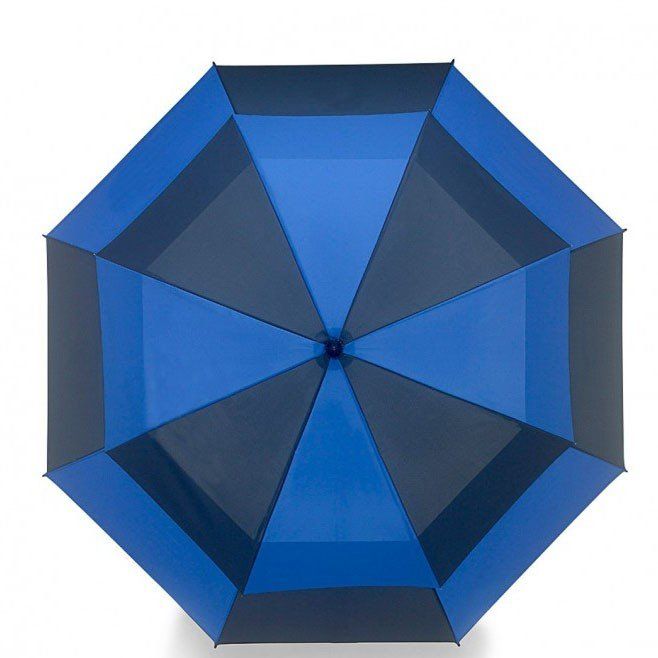 Зонт-гольфер механический унисекс Fulton Stormshield S669 - Blue Navy (Голубой Синий) купить недорого в Ты Купи