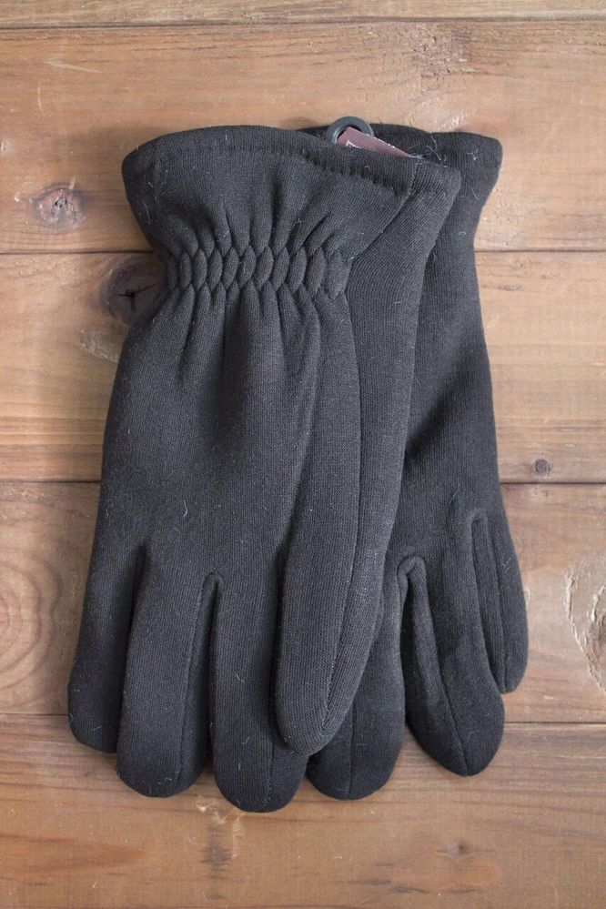 Рукавички чоловічі чорні трикотажні 8191s1 S Shust Gloves купити недорого в Ти Купи