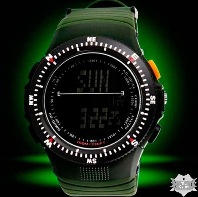 Чоловічий наручний спортивний годинник Skmei SPY (1 258) купити недорого в Ти Купи