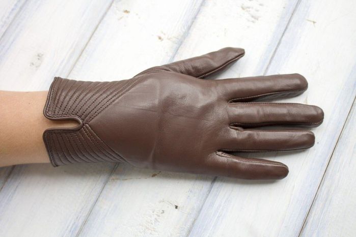 Жіночі шкіряні рукавички Shust Gloves 853 купити недорого в Ти Купи