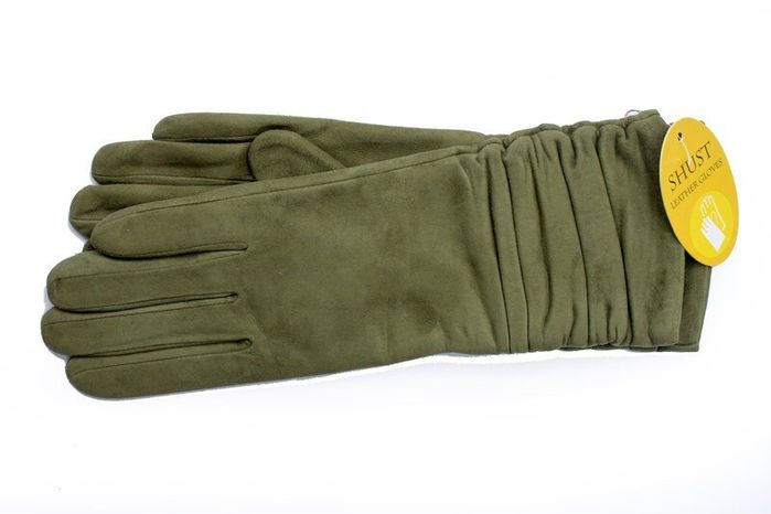 Женские замшевые перчатки Shust Gloves 796 купить недорого в Ты Купи