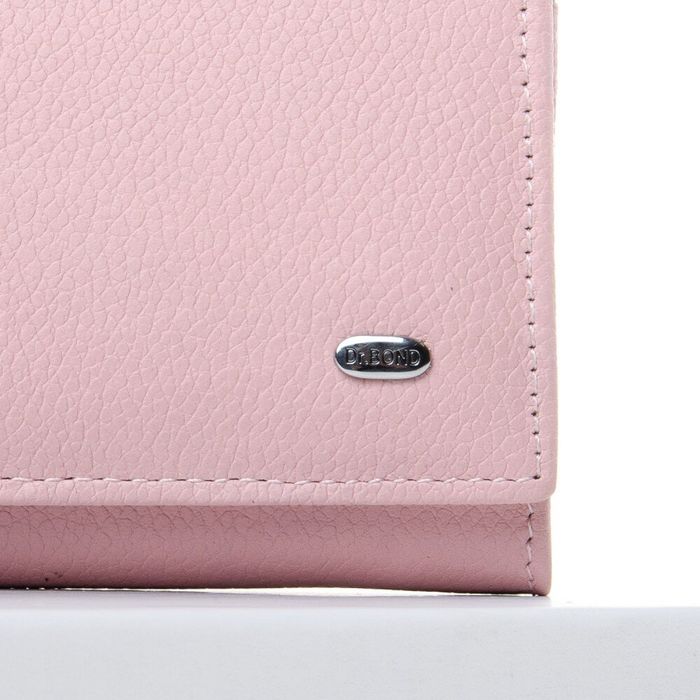 Женский кошелек из натуральной кожи Classic DR. BOND W501-2 pink купить недорого в Ты Купи