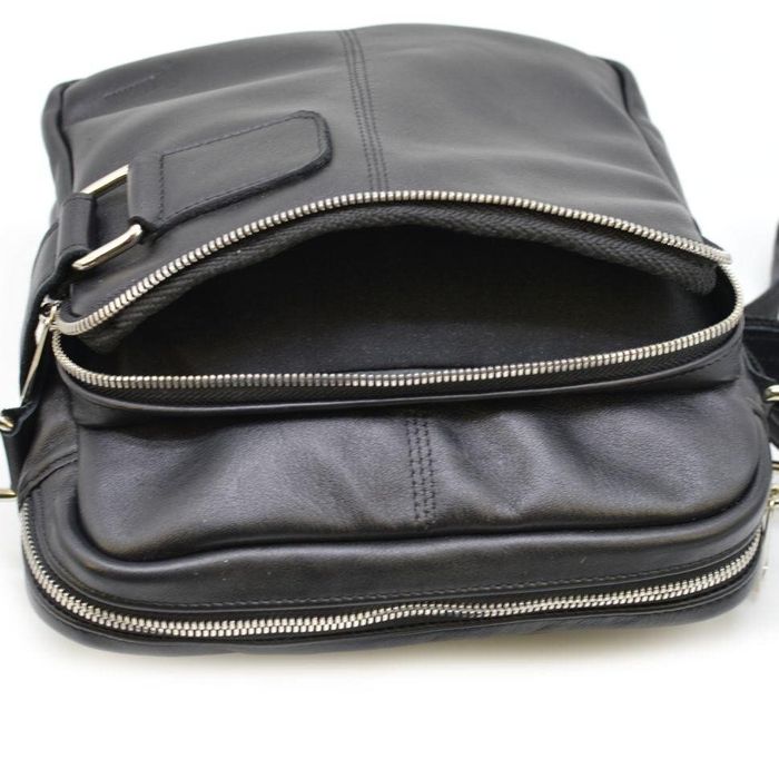 Мужская кожаная черная сумка TARWA ga-6012-3md купити недорого в Ти Купи