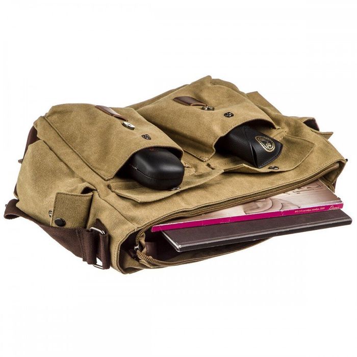 Чоловіча текстильна пісочна сумка Vintage 20149 купити недорого в Ти Купи