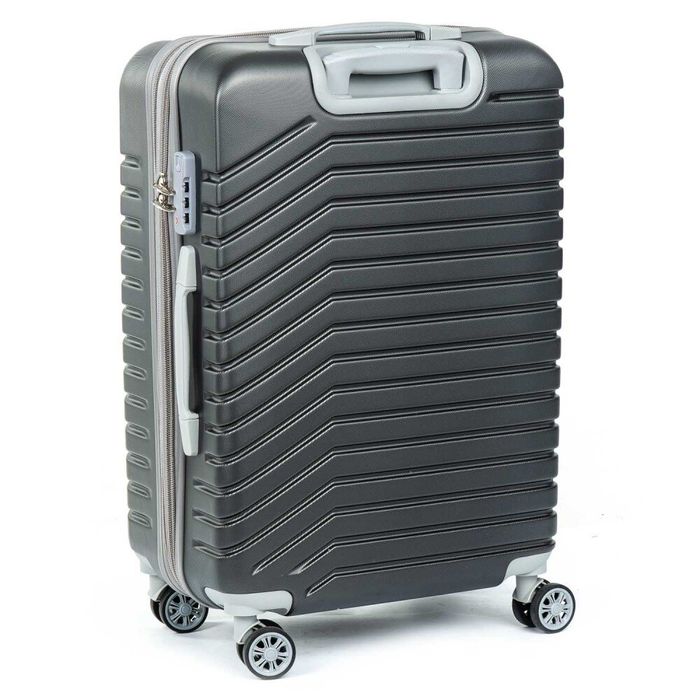 Комплект валіз 2/1 ABS-пластик PODIUM 8347 grey змійка 32606 купити недорого в Ти Купи