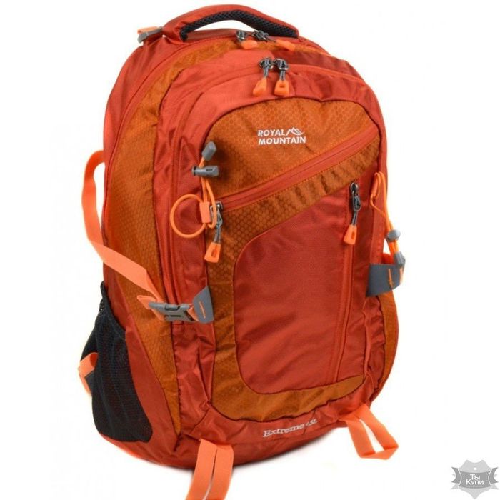 Помаранчевий жіночий туристичний рюкзак з нейлону Royal Mountain 8431 orange купити недорого в Ти Купи