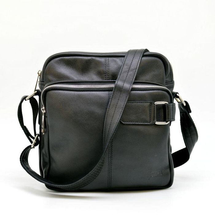 Мужская кожаная черная сумка TARWA ga-6012-3md купить недорого в Ты Купи