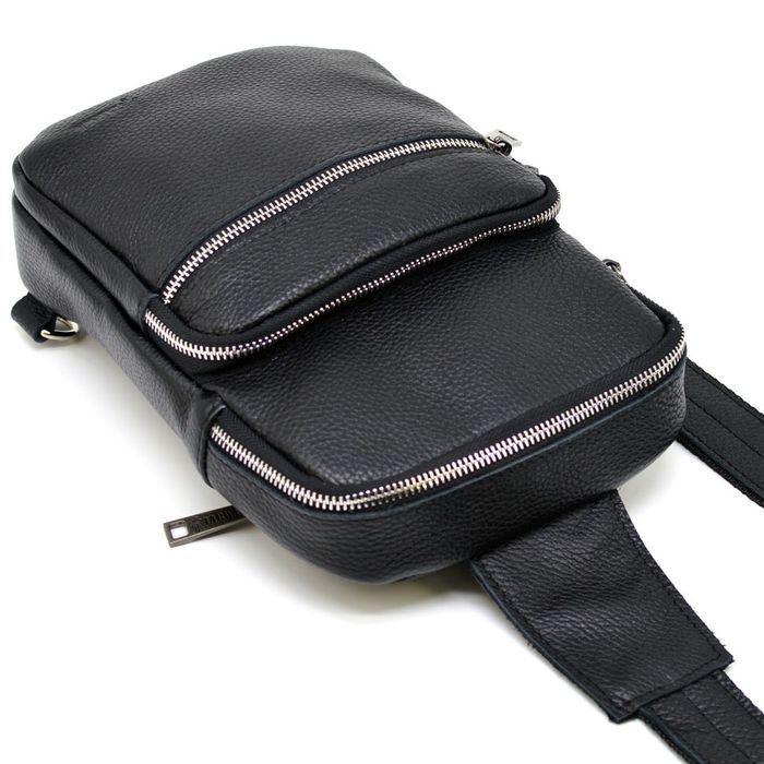 Кожаная черная сумка-рюкзак TARWA fa-0904-4lx купить недорого в Ты Купи