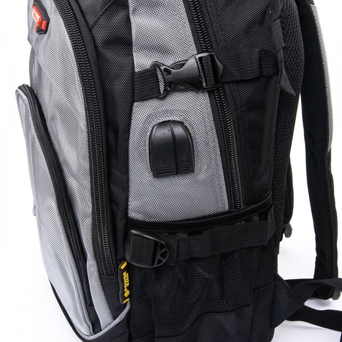 Городской рюкзак для ноутбука с USB Power In Eavas 9628 grey купить недорого в Ты Купи