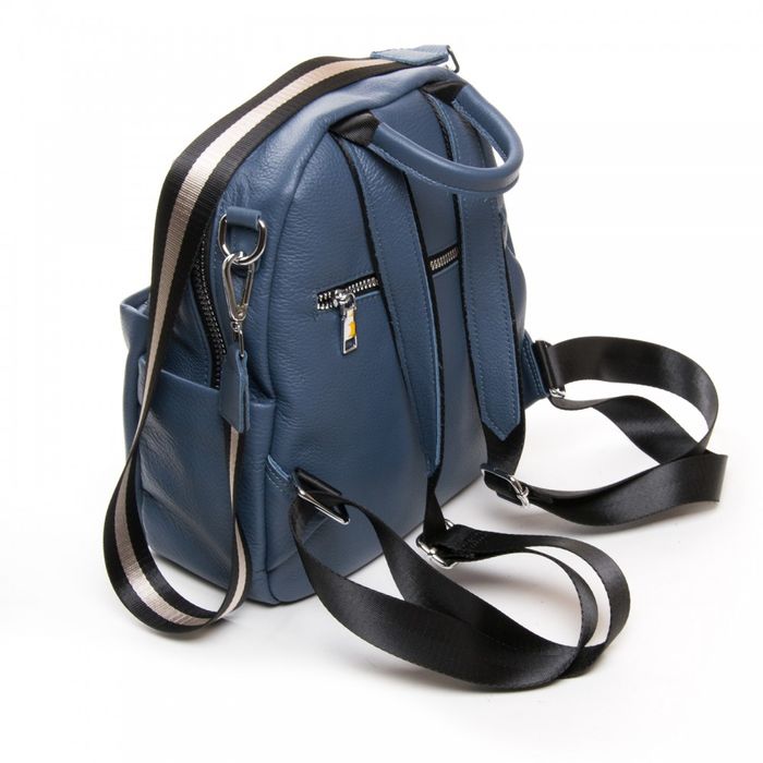 Жіноча шкіряна сумка з рюкзака Алекса Рай 27-8903-9 L-Blue купити недорого в Ти Купи
