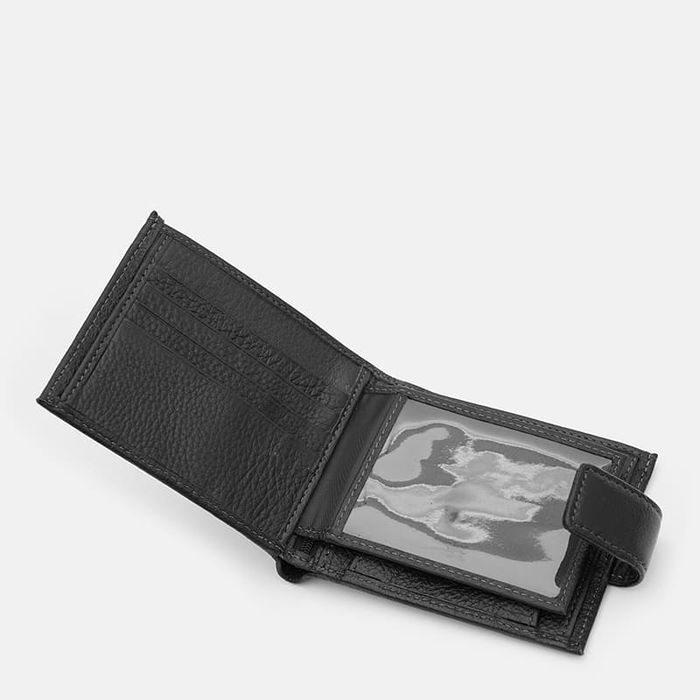 Мужское кожаное портмоне Ricco Grande K1620bl-black купить недорого в Ты Купи