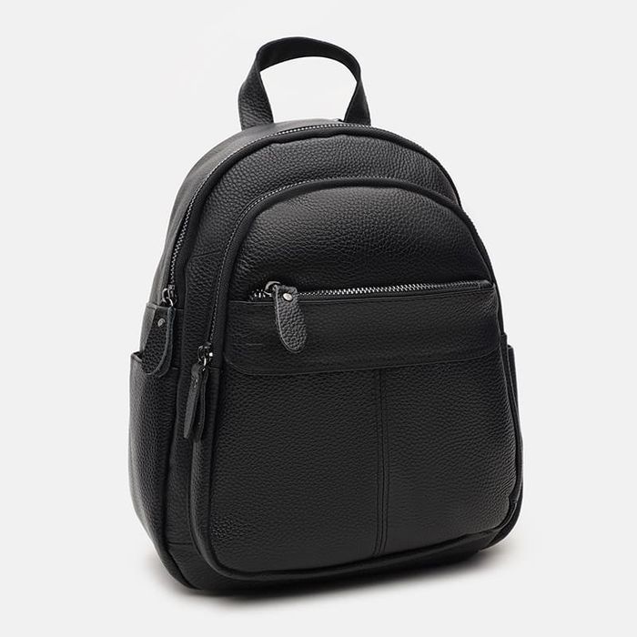 Шкіряний жіночий рюкзак Keizer K11080-black купити недорого в Ти Купи