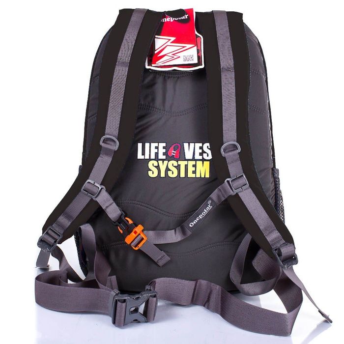 Чоловічий рюкзак "рятувальний жилет" ONEPOLAR W2108-black купити недорого в Ти Купи