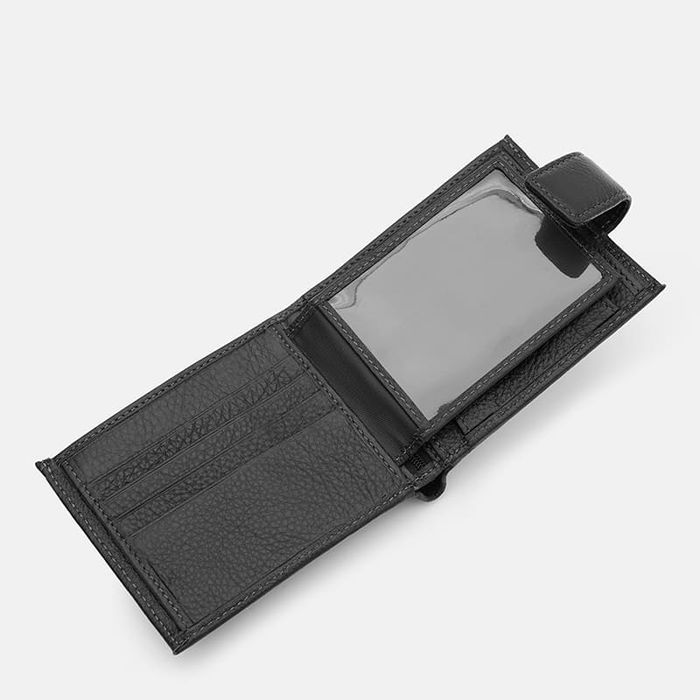 Мужское кожаное портмоне Ricco Grande K1620bl-black купить недорого в Ты Купи