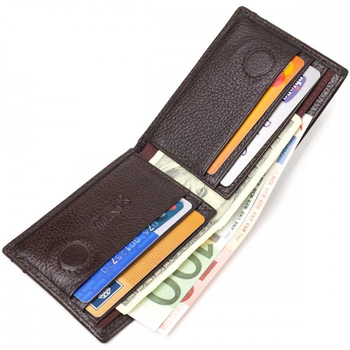 Чоловічий шкіряний гаманець Canpellini 21517 купити недорого в Ти Купи