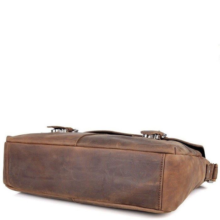 Чоловіча шкіряна сумка Vintage 14420 Коричневий купити недорого в Ти Купи