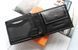 Кожаный мужской кошелек в коробке black kr26