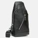 Чоловічий рюкзак шкіряний Keizer k15029-black