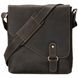 Мужская кожаная сумка-планшет на плечо Visconti ASPIN 16071 OIL BRN коричневая