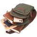 Чоловічий рюкзак з тканини Vintage 22145, Зелений