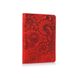 Кожаная обложка на паспорт HiArt PC-01 Mehendi Art красная Красный