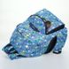 Школьный ранец для девочки круги Dolly 596 синий