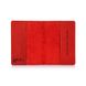 Шкіряна обкладинка на паспорт HiArt PC-01 Mehendi Art червона Червоний