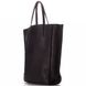 Велика жіноча сумочка Poolparty з натуральної шкіри чорна