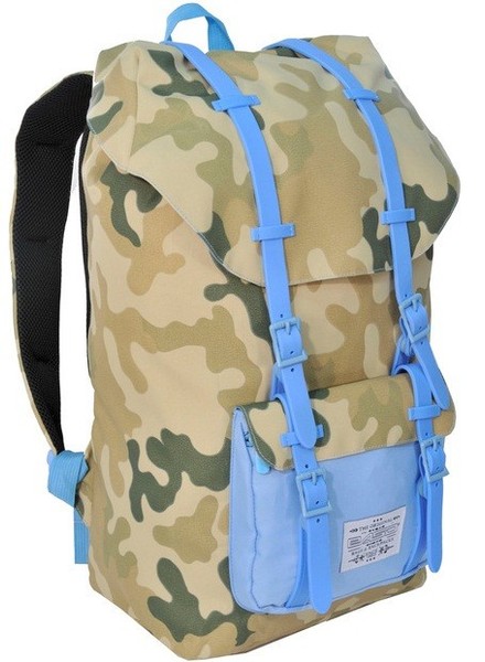 Рюкзак для ноутбука 15,6" Paso CM-192B камуфляж/ голубой 25 л купить недорого в Ты Купи