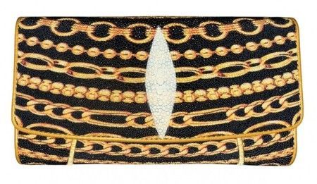 Кошелек из натуральной кожи ската Ekzotic Leather stw8 купить недорого в Ты Купи