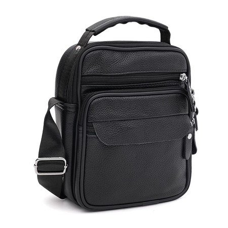 Мужская кожаная сумка Keizer K1523bl-black купить недорого в Ты Купи