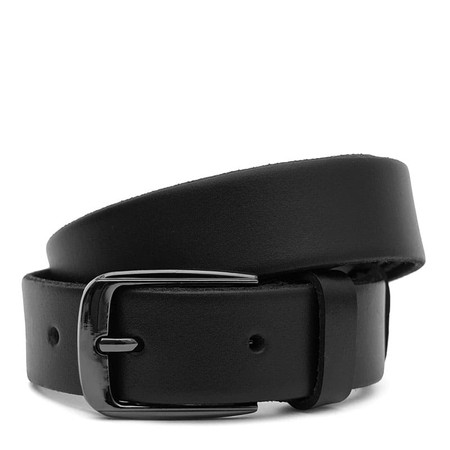 Мужской кожаный ремень Borsa Leather 115v1fx75-black купить недорого в Ты Купи