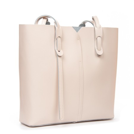 Женская кожаная сумка классическая ALEX RAI R9341 beige купить недорого в Ты Купи